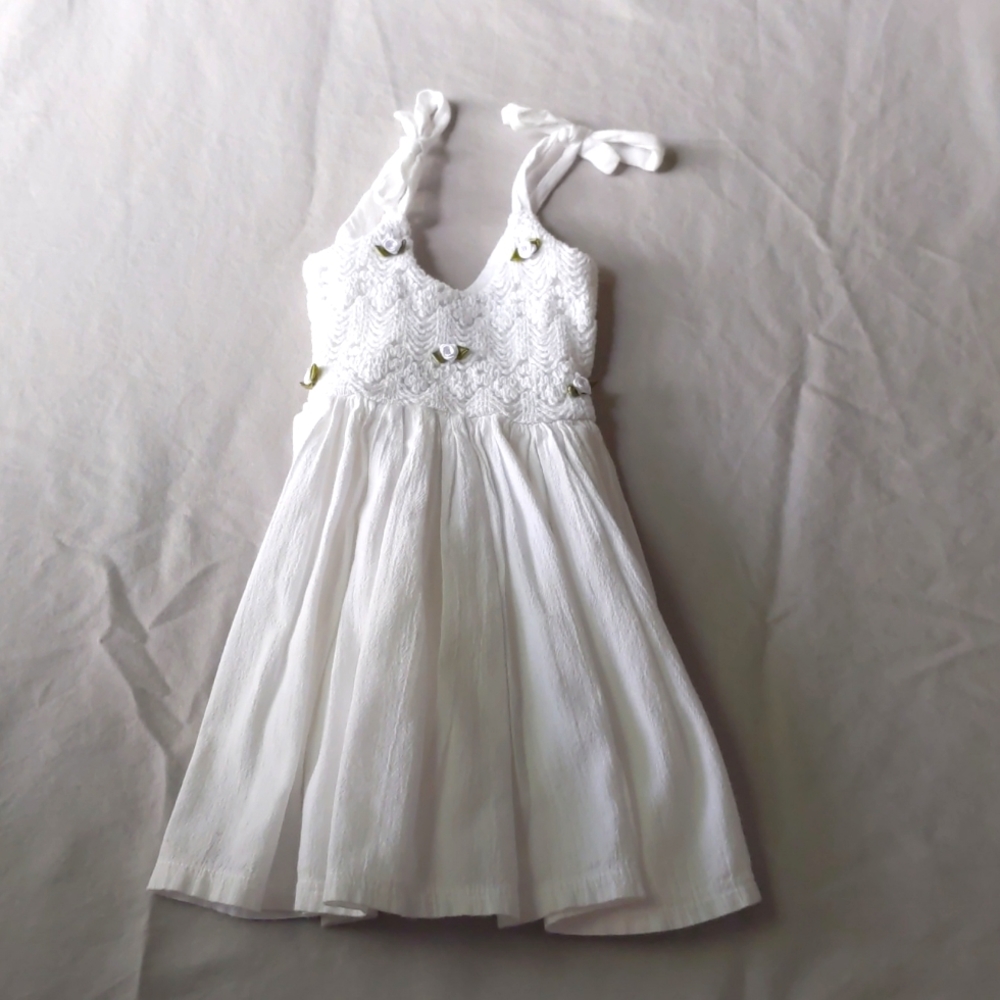 White baby dress